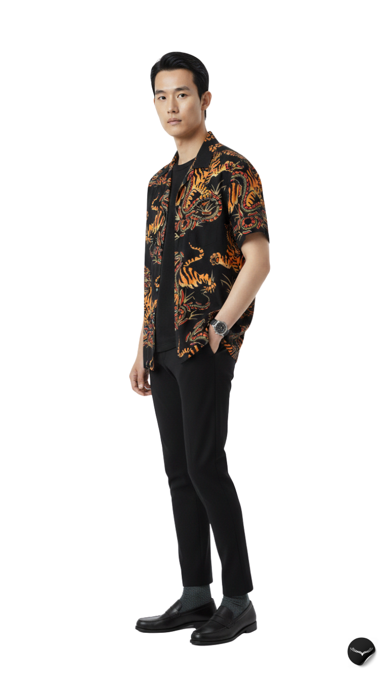 The Serpent Tiger Aloha Shirt