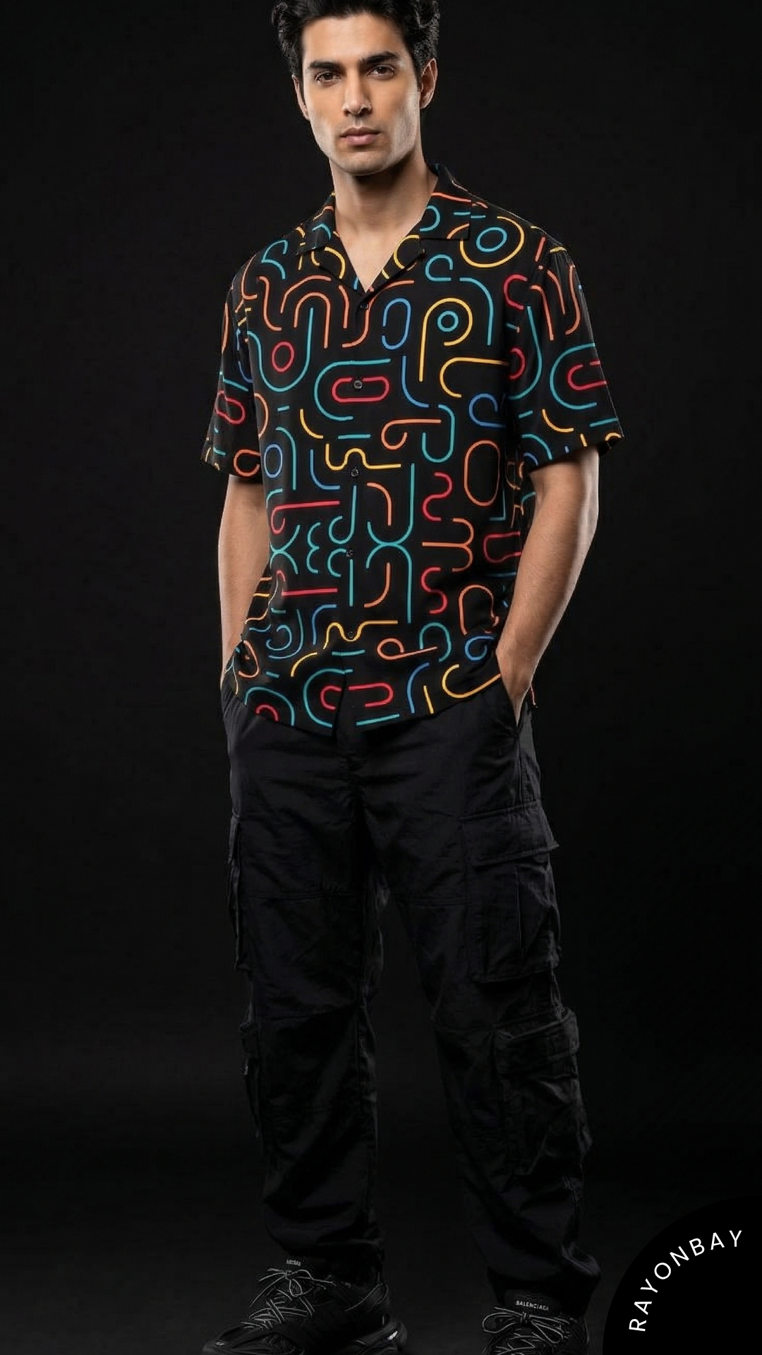 Technicolor Circuit Aloha Shirt