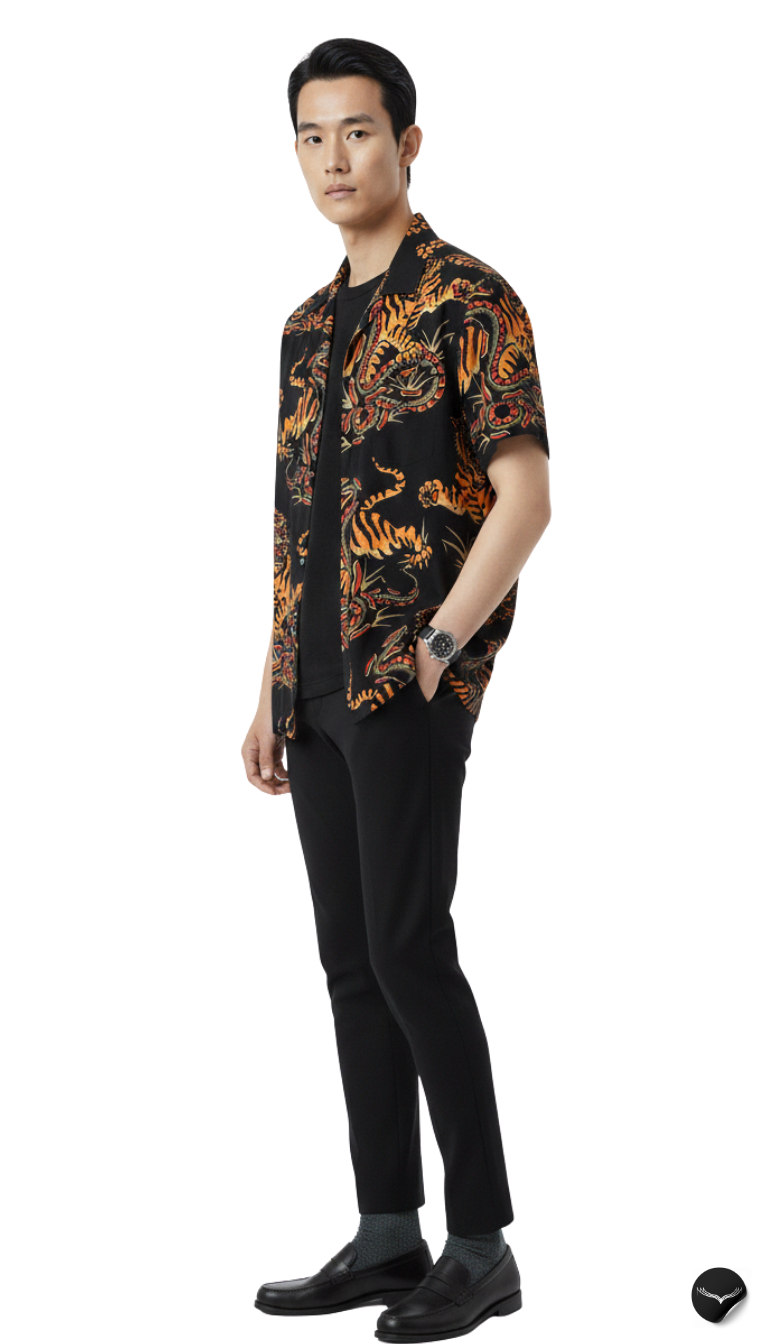 The Serpent Tiger Aloha Shirt