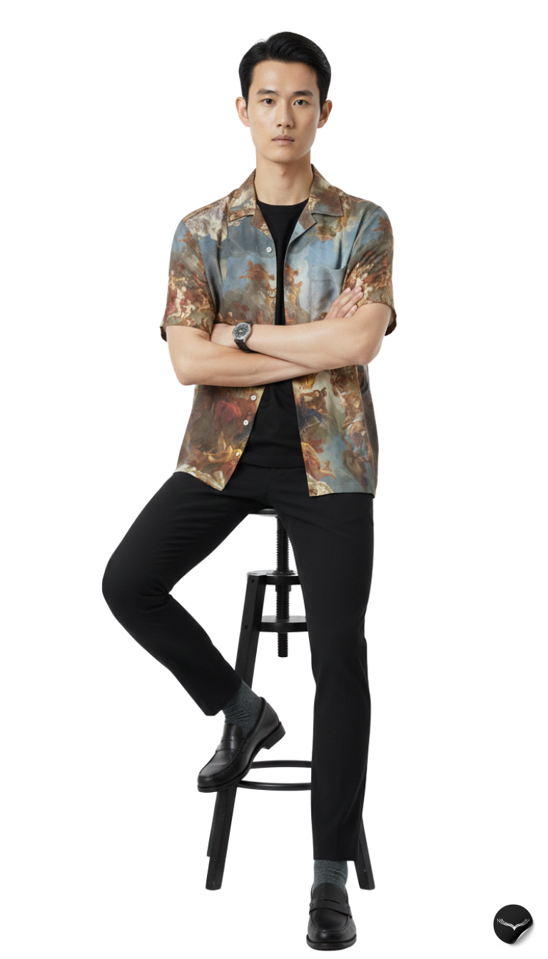 Renaissance Fresco Aloha Shirt