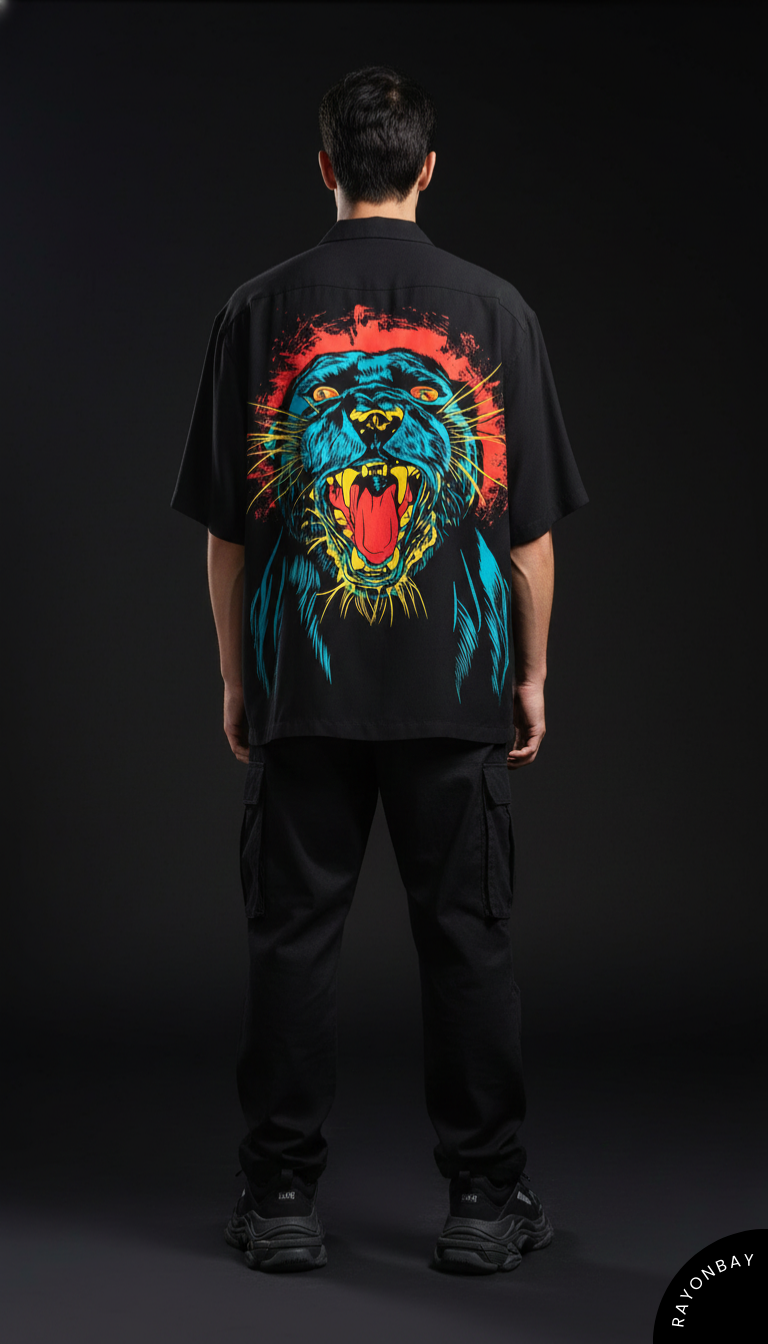 Neon Stalk Aloha Shirt