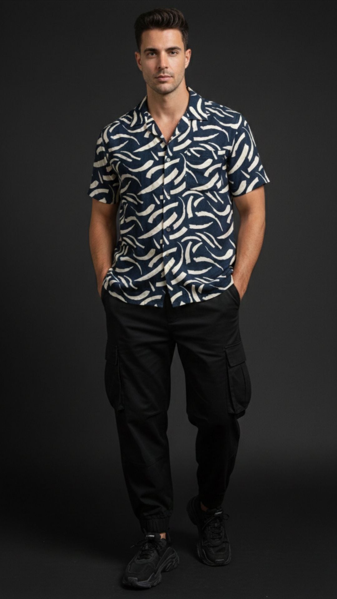 Tidal Streak Aloha Shirt