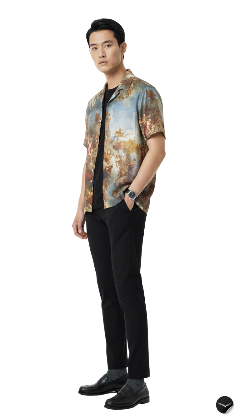Renaissance Fresco Aloha Shirt