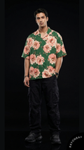 Sage Peony Aloha Shirt