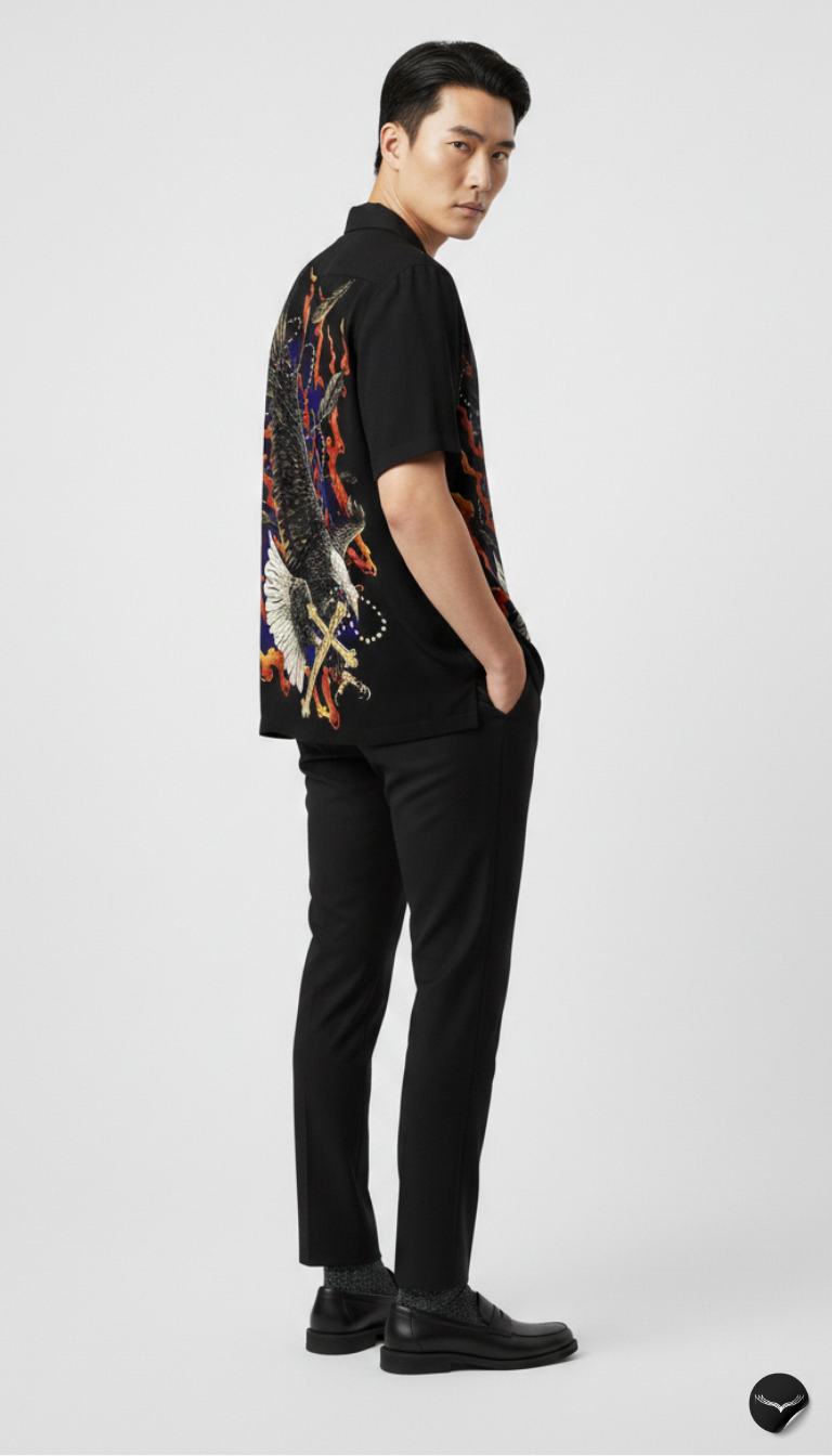 The "19-19" Eagle Aloha Shirt