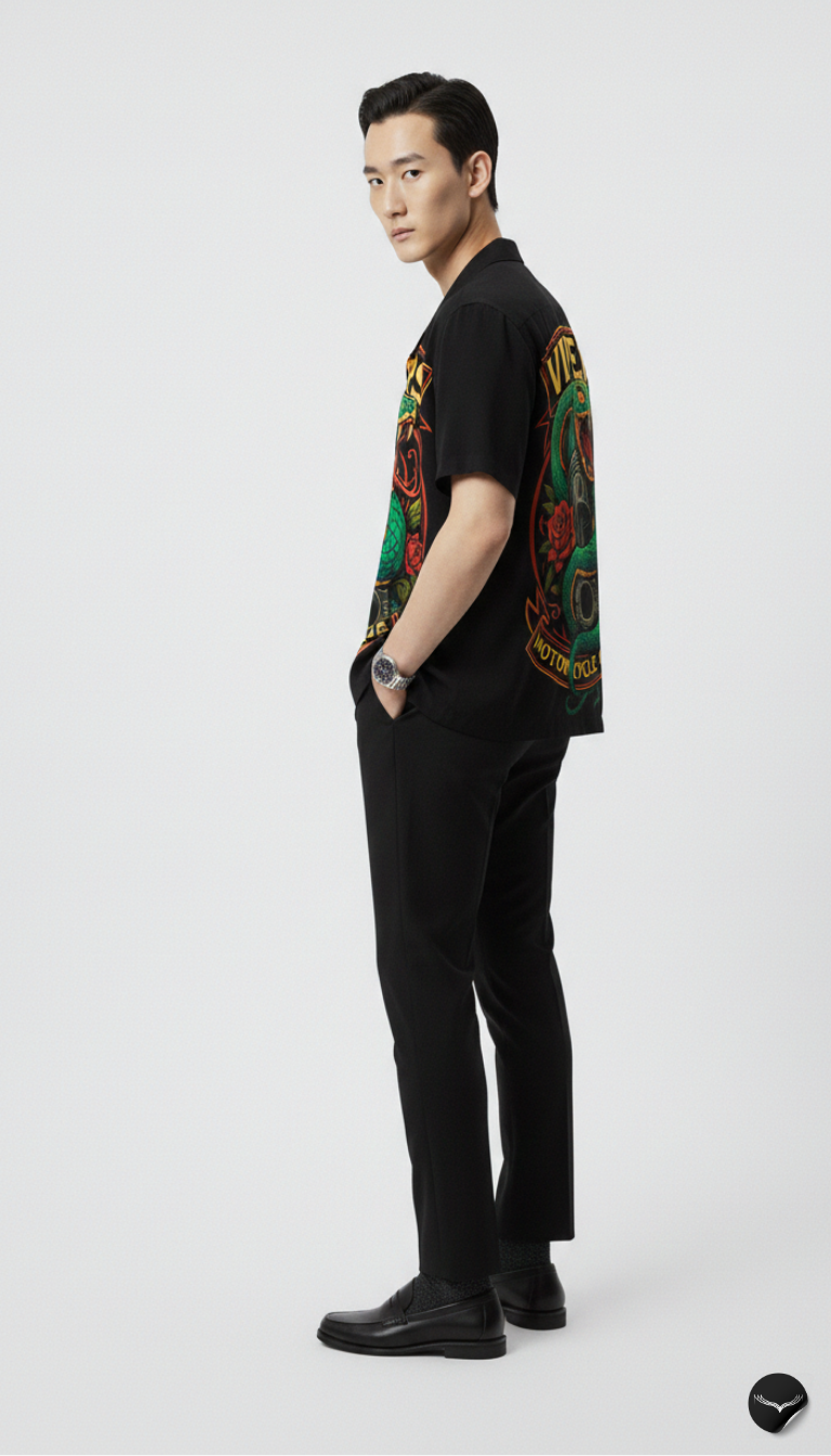 The Vipers Motorcycle Club Aloha Shirt