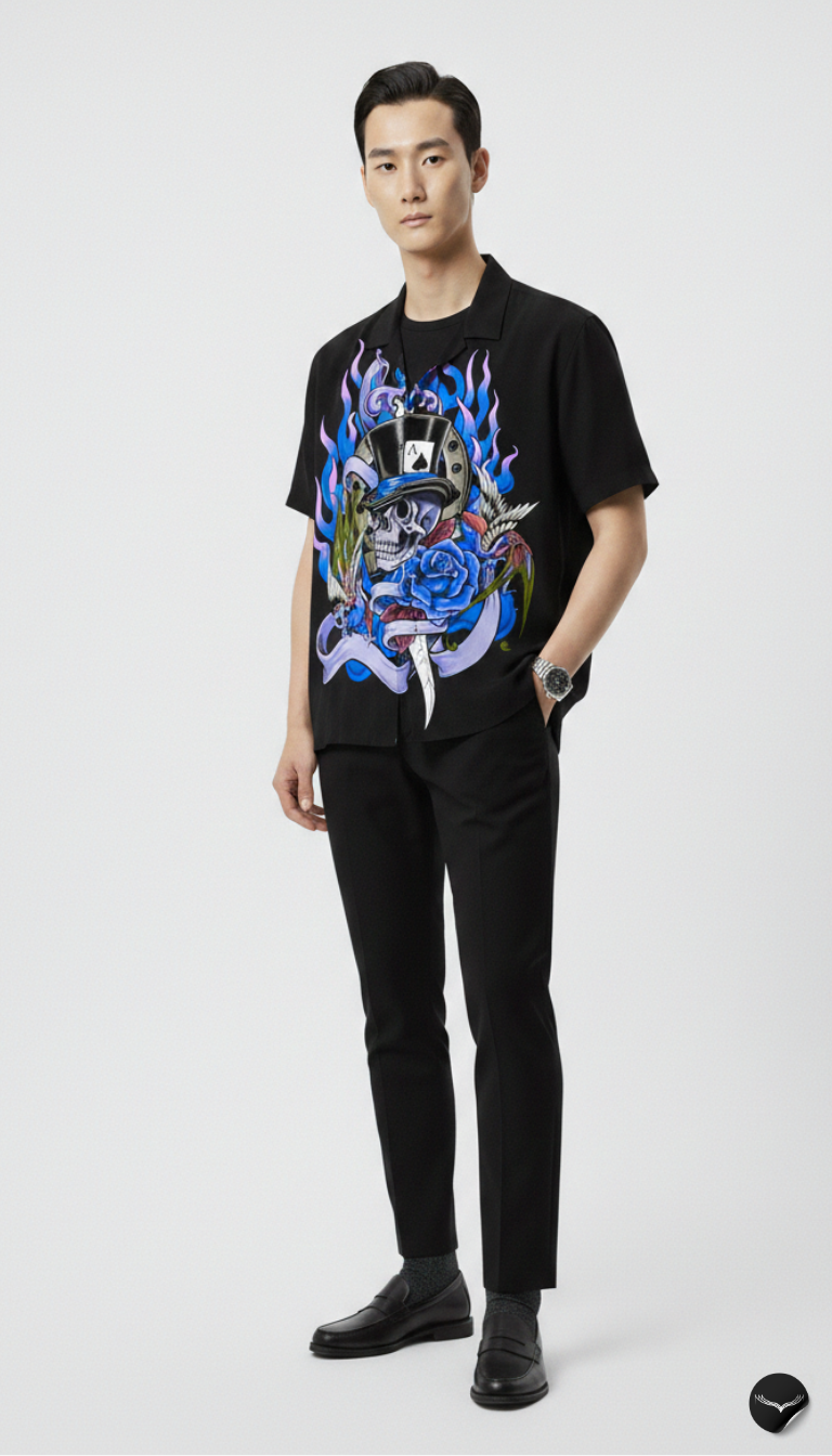 The High Stakes Magician Aloha Shirt