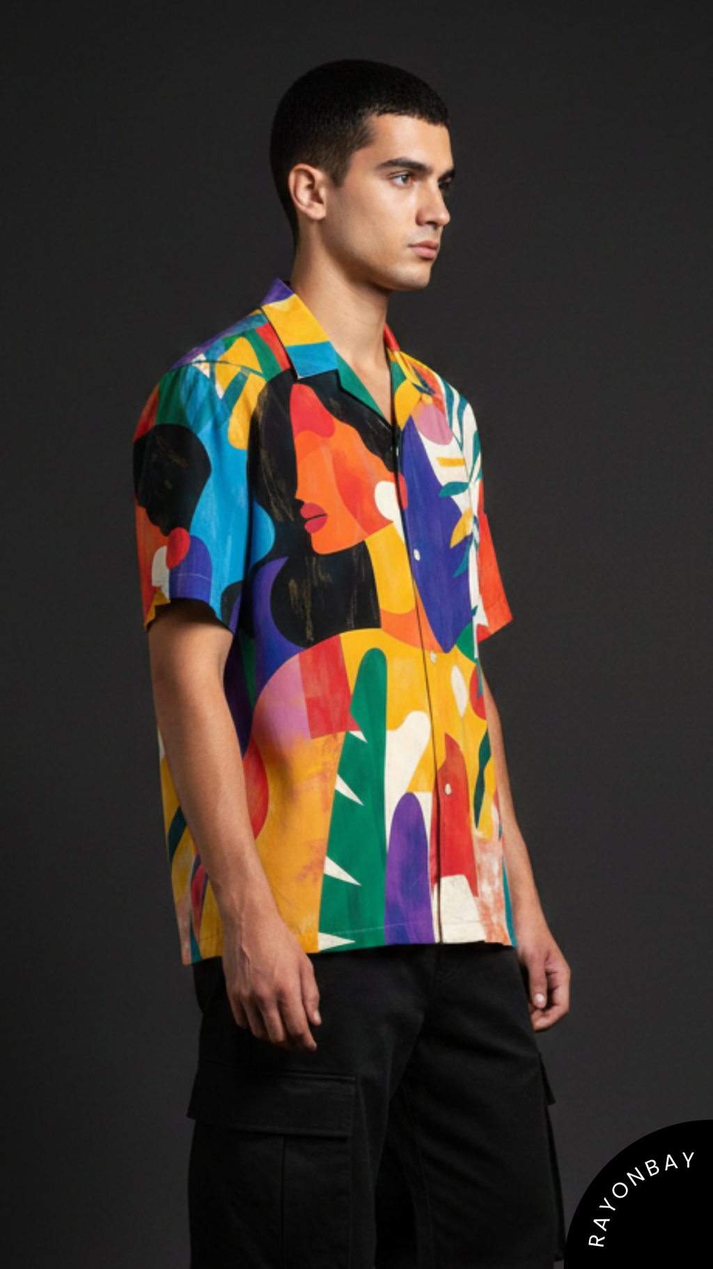 The Modern Bright Colourful Art Aloha Shirt