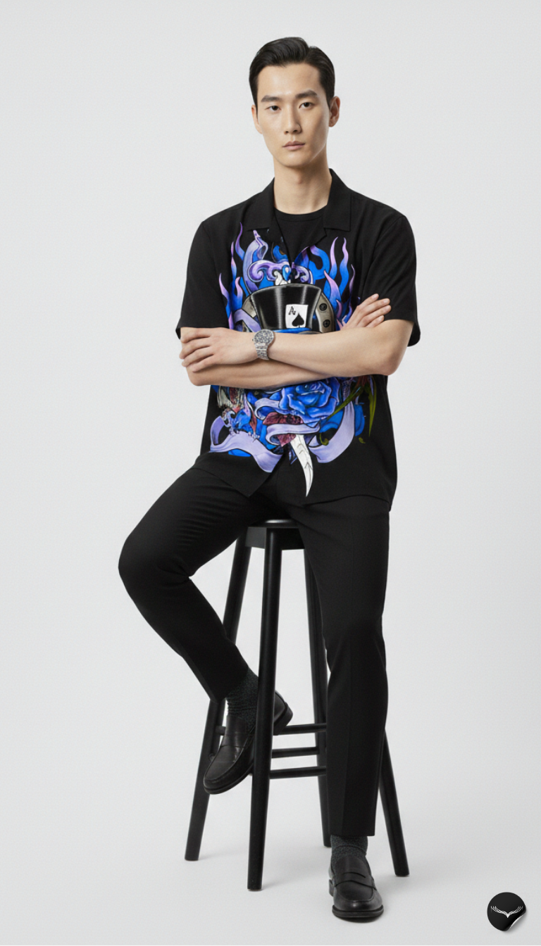 The High Stakes Magician Aloha Shirt