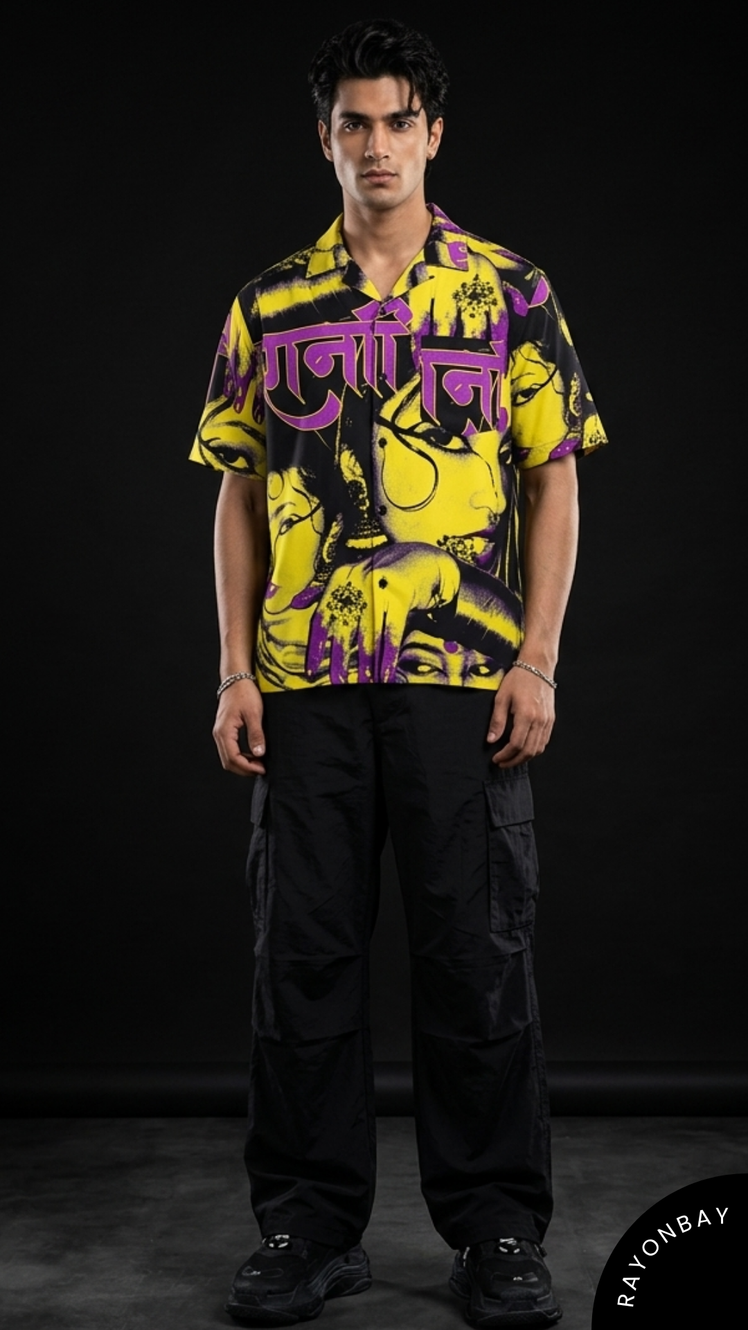 Desi Noir Aloha Shirt