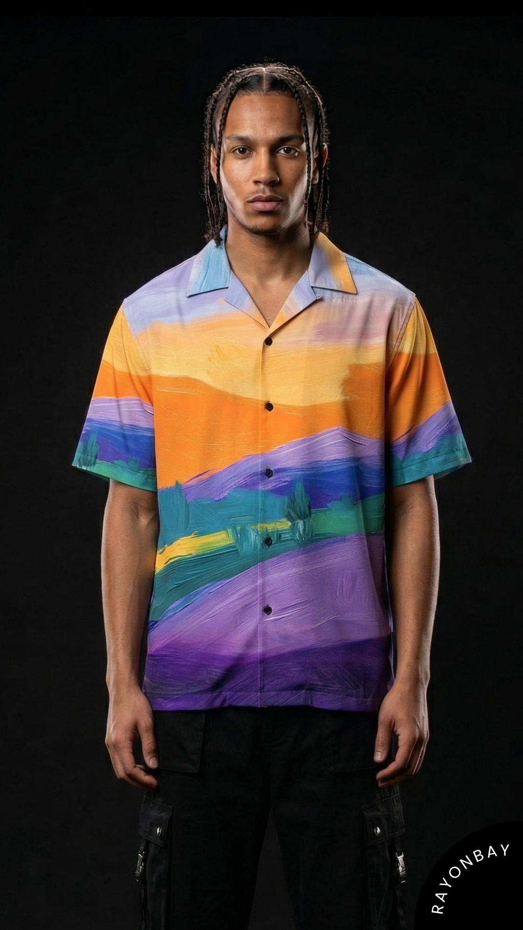 Lavender Ridge Aloha Shirt