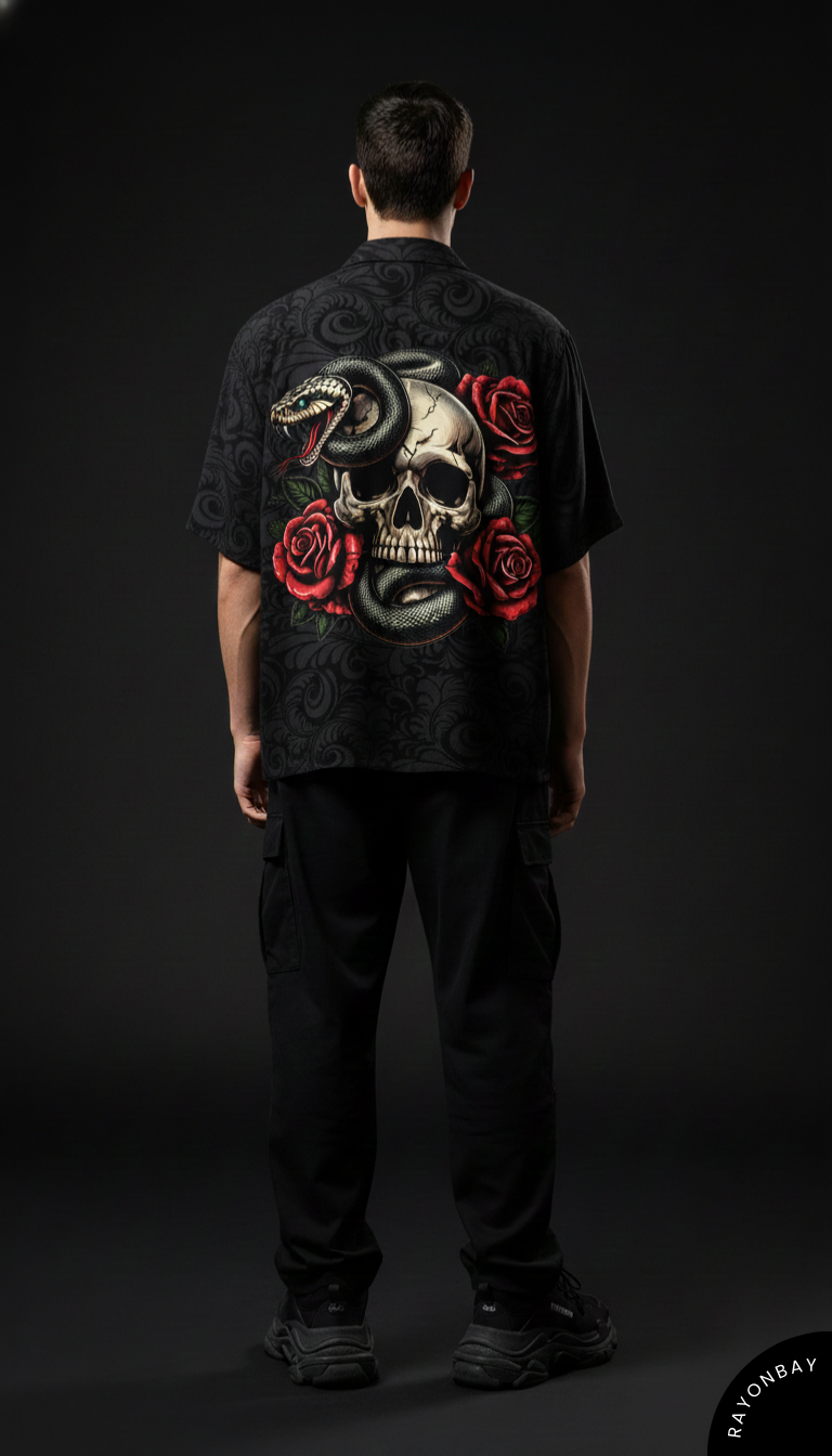 Serpent & Skull Aloha Shirt