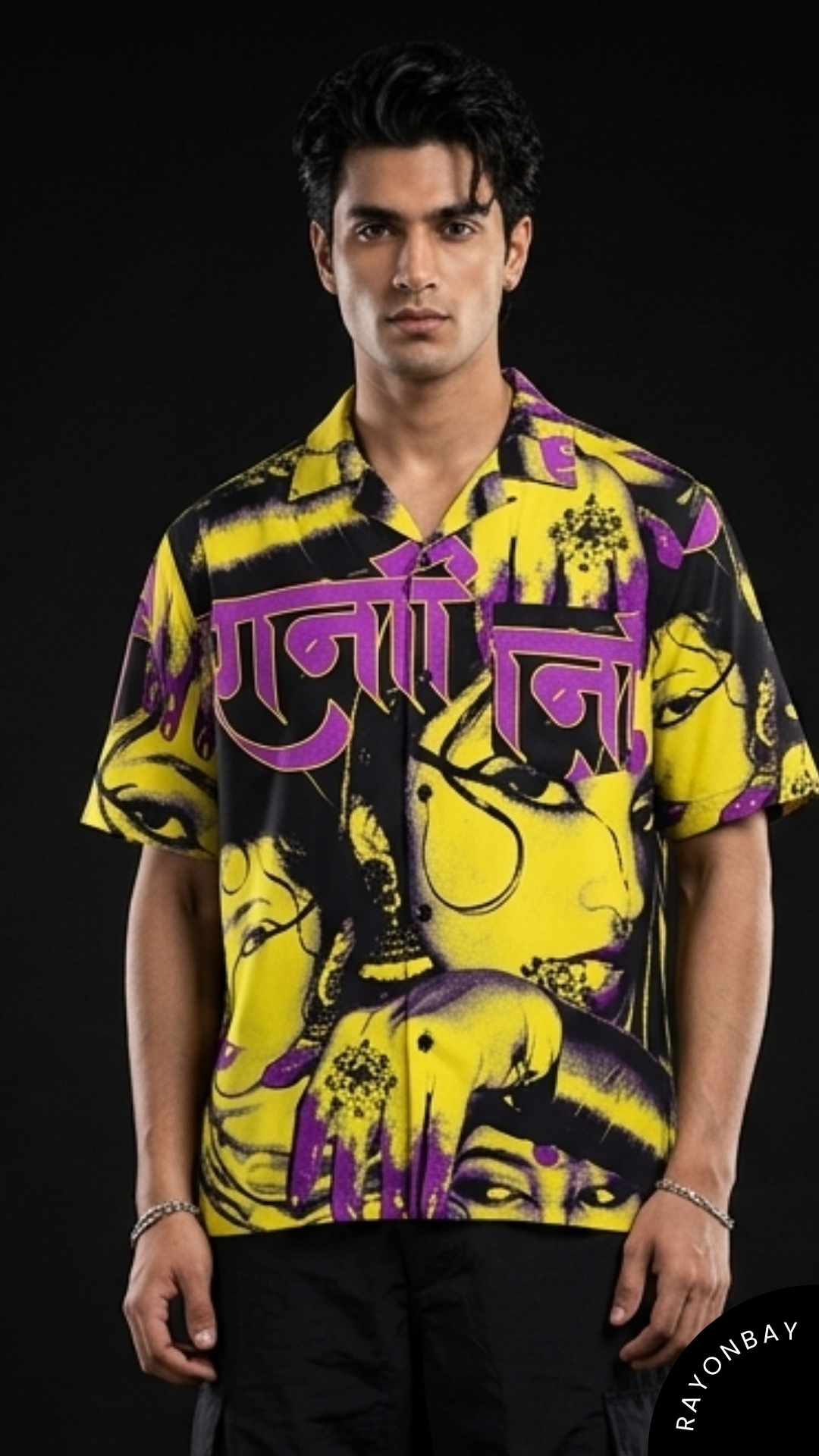 Desi Noir Aloha Shirt