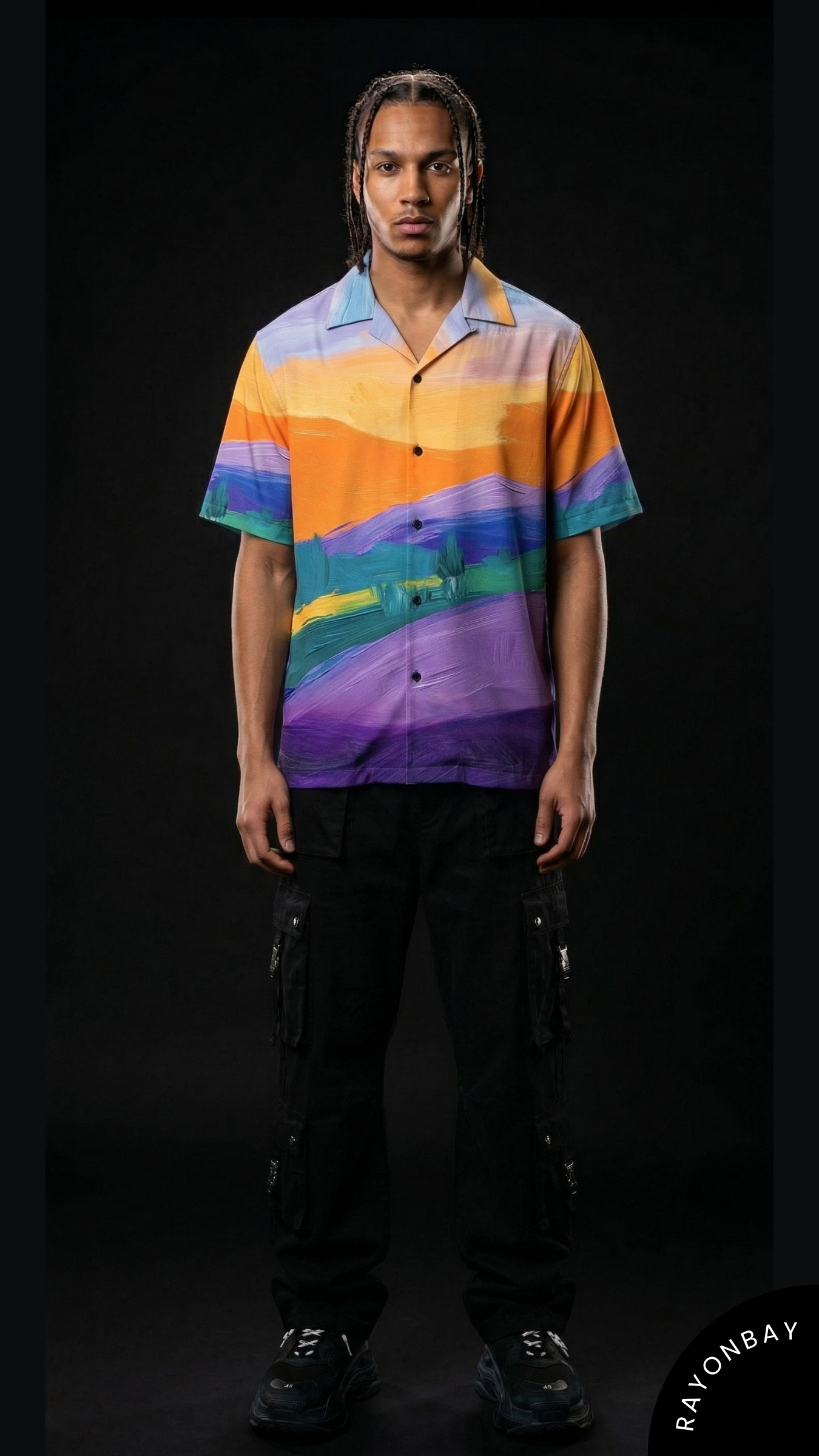 Lavender Ridge Aloha Shirt