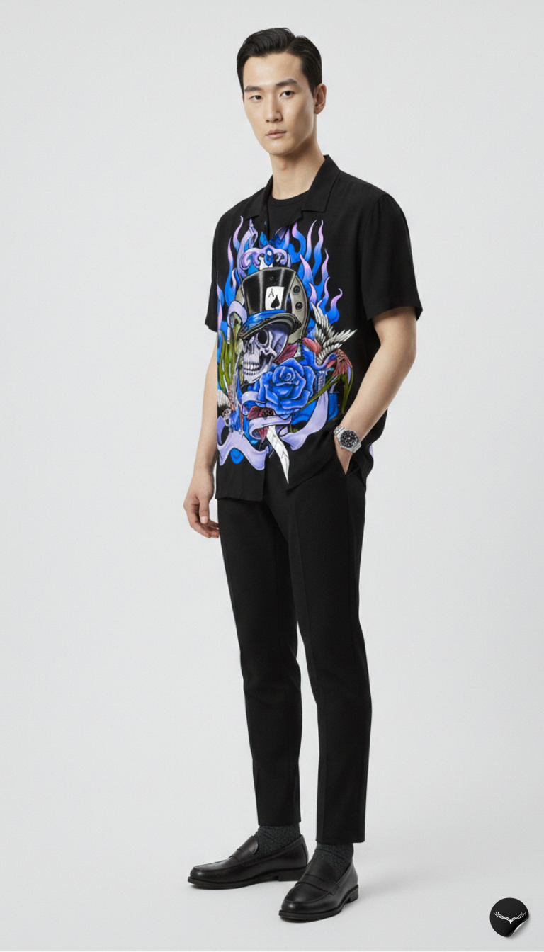 The High Stakes Magician Aloha Shirt