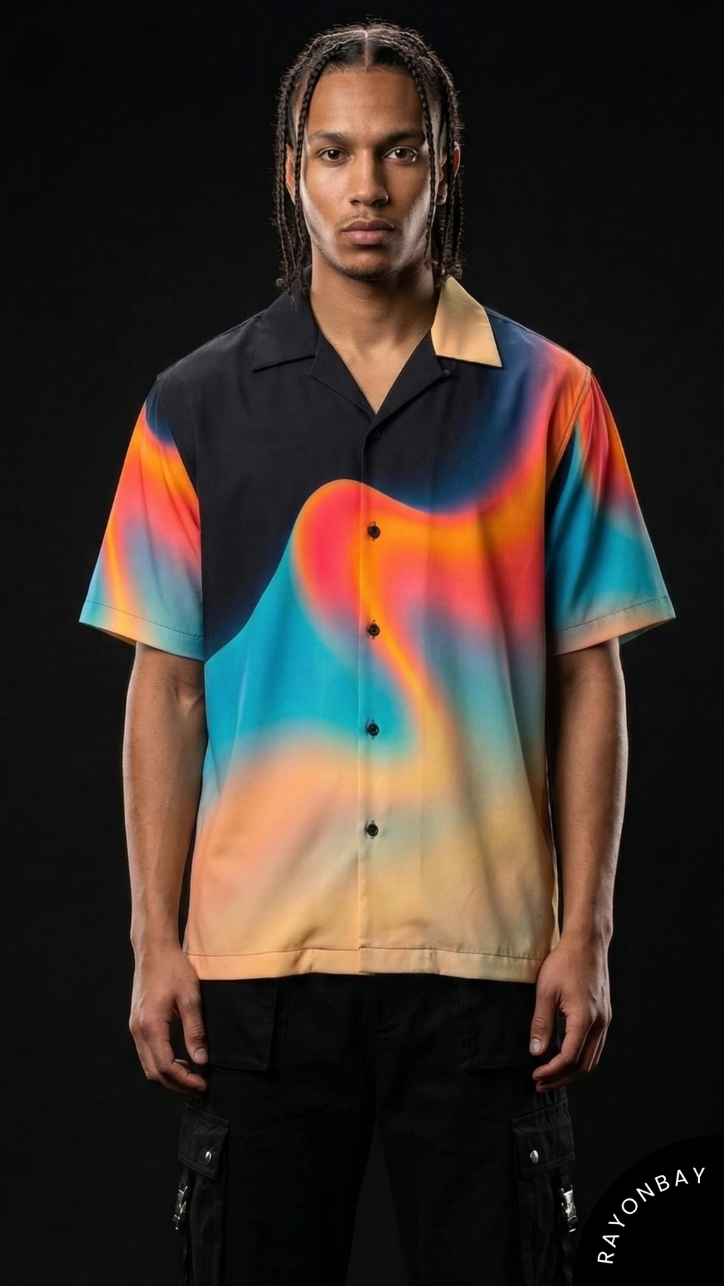 Liquid Sunset Aloha Shirt