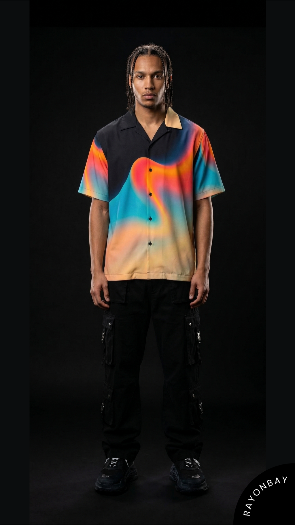 Liquid Sunset Aloha Shirt