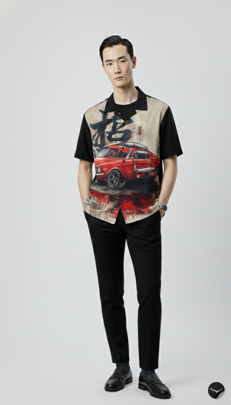 Vantage Point Mustang Aloha Shirt