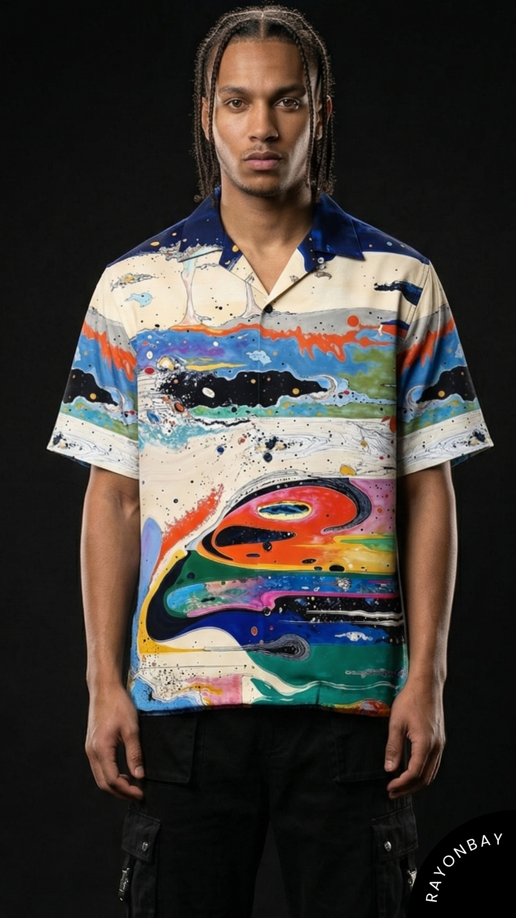Galactic Spill Aloha Shirt