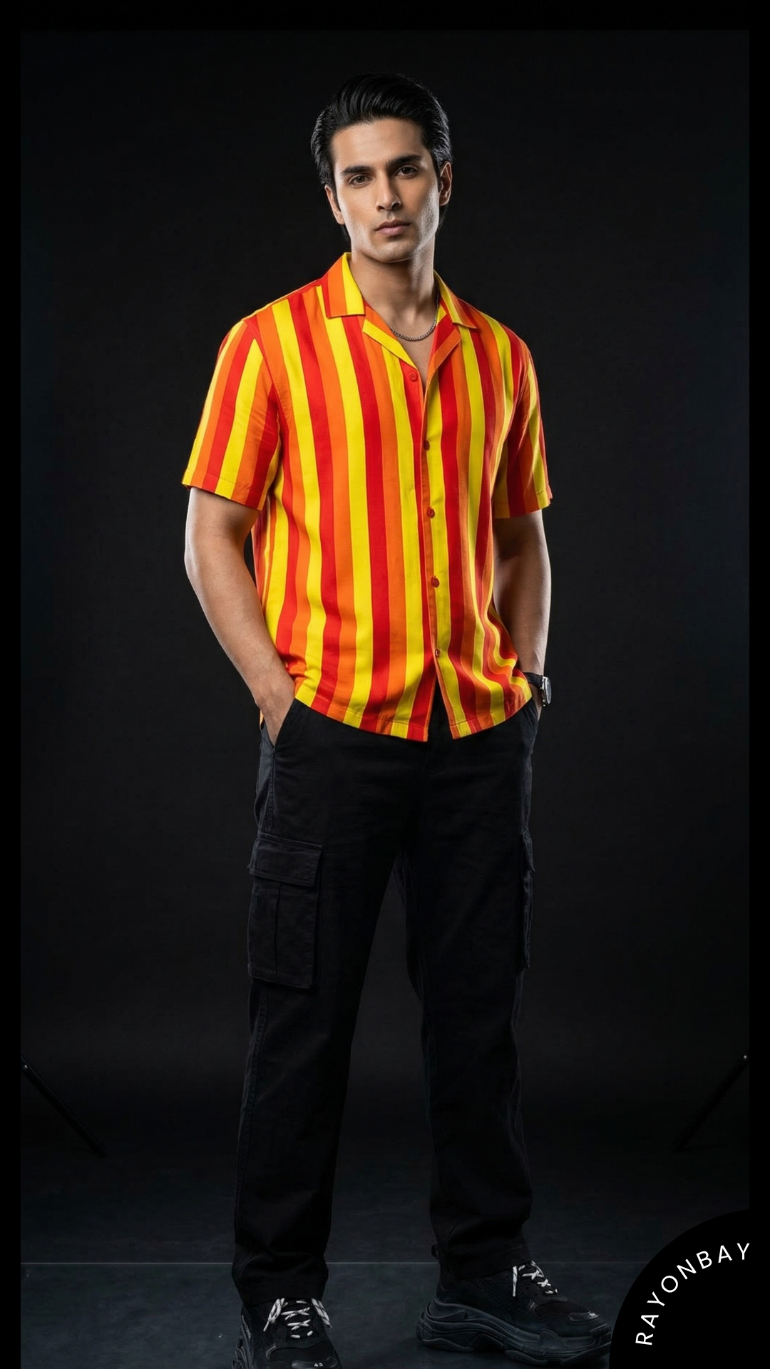 Solar Flare Aloha Shirt