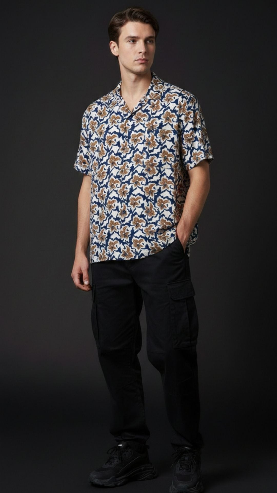 Inkblot Bloom Aloha Shirt