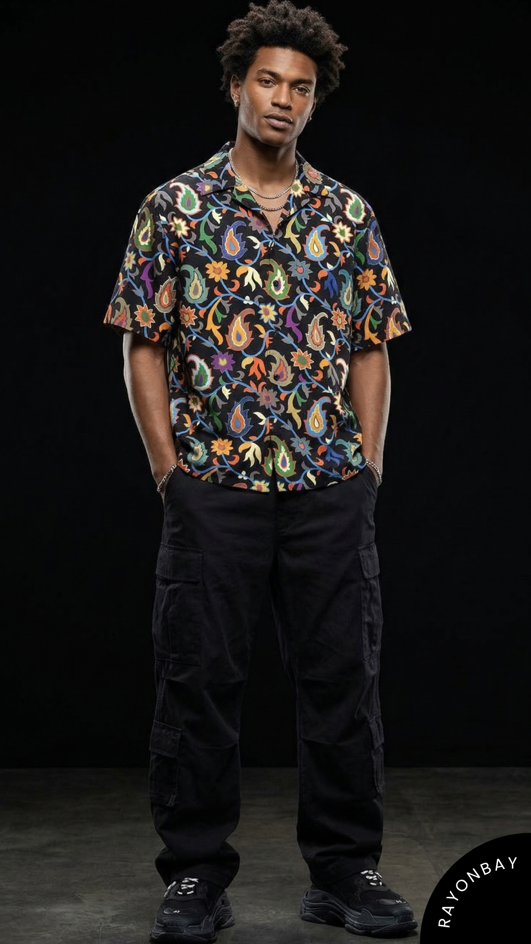 Psychedelic Persian Aloha Shirt