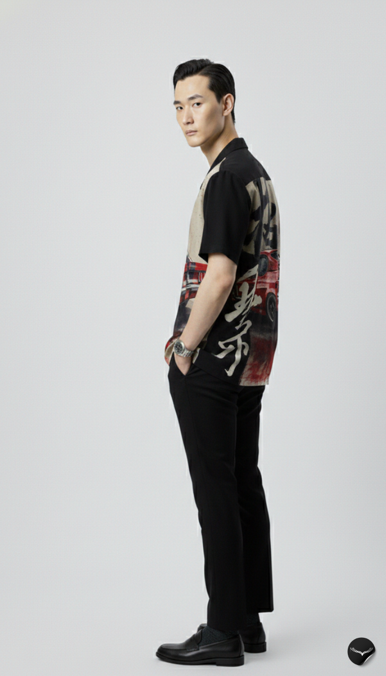 Vantage Point Mustang Aloha Shirt