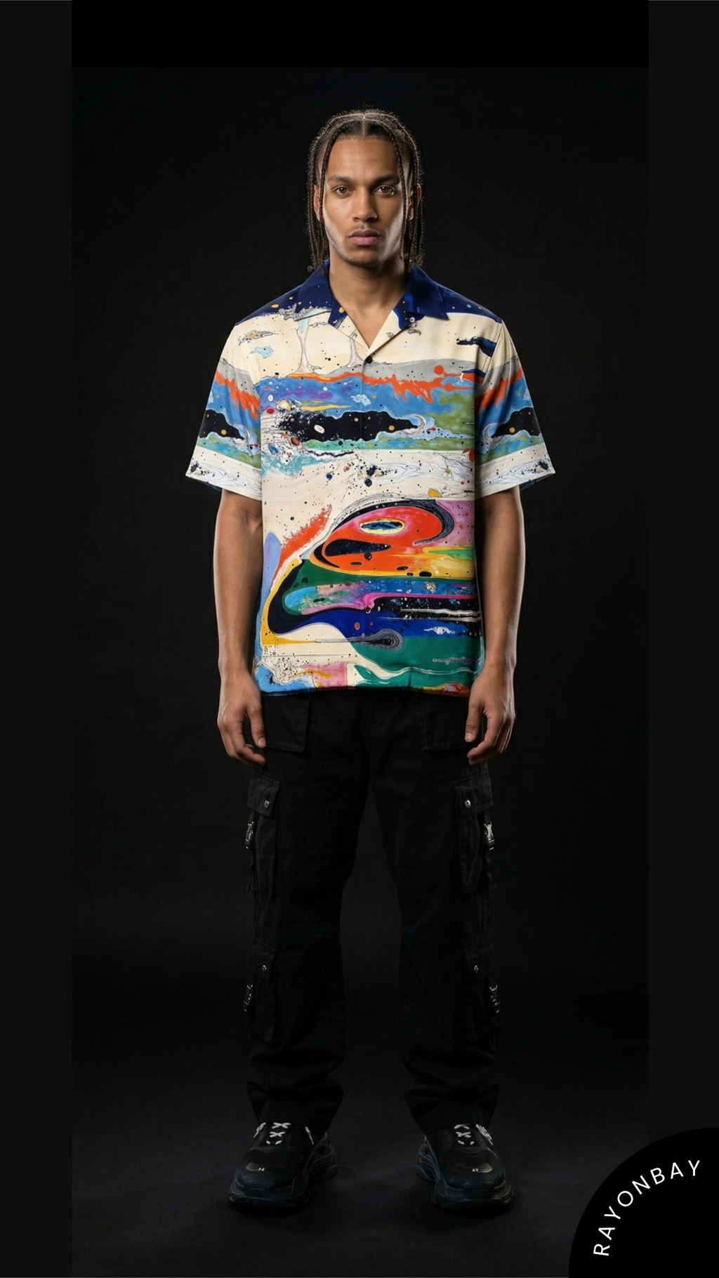 Galactic Spill Aloha Shirt