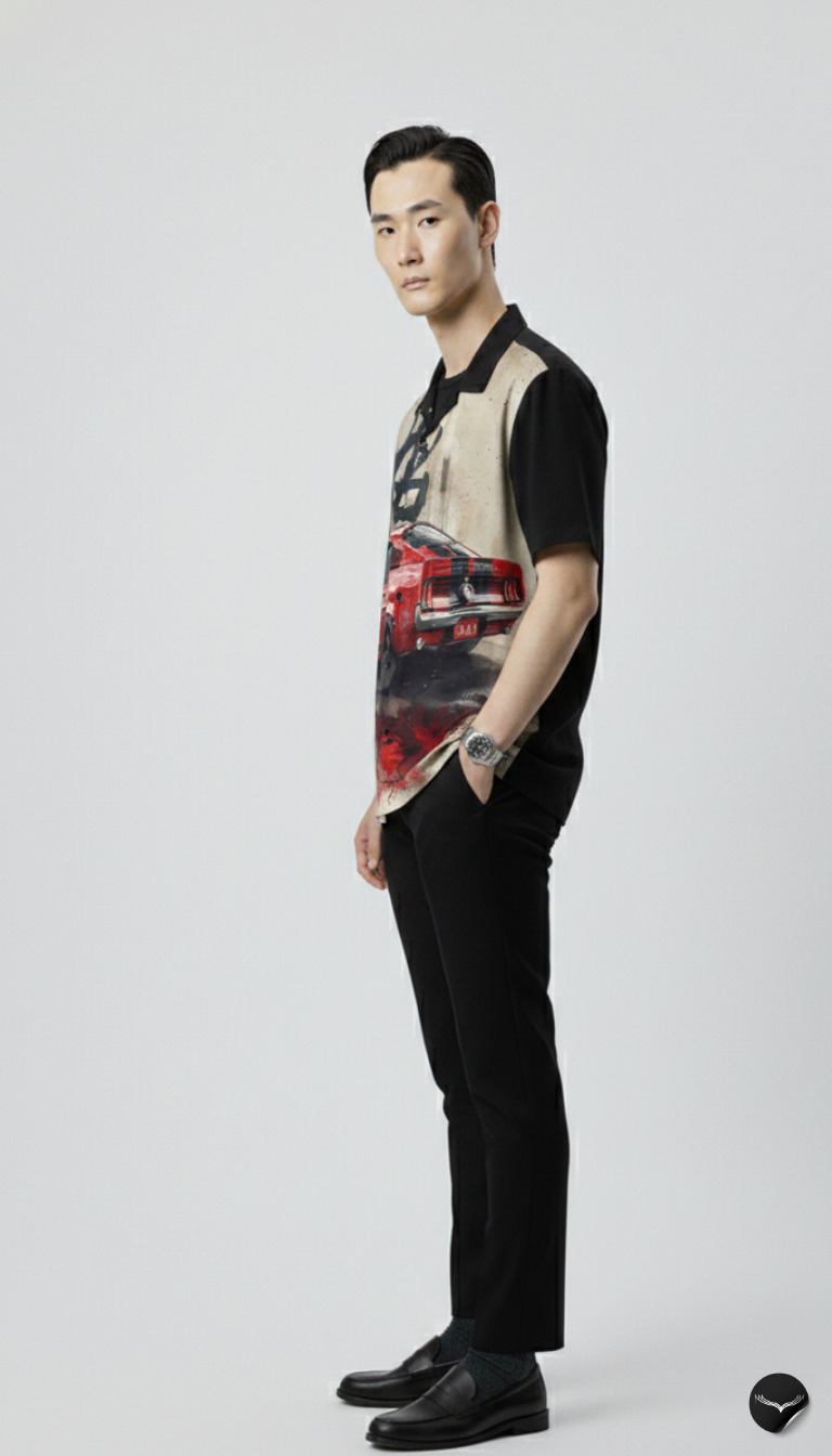 Vantage Point Mustang Aloha Shirt