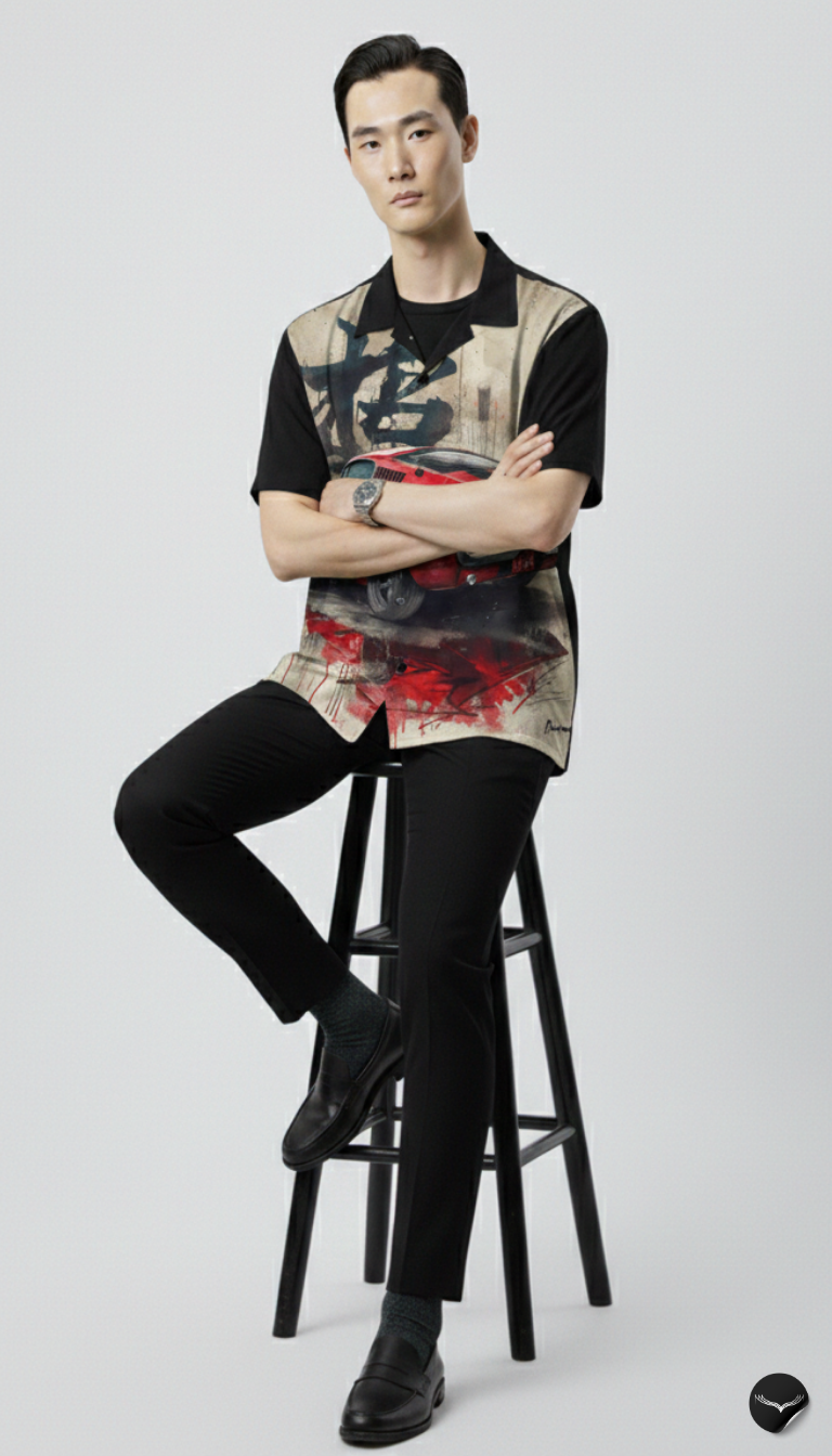 Vantage Point Mustang Aloha Shirt