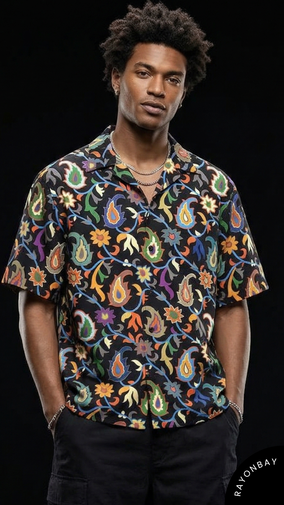 Psychedelic Persian Aloha Shirt