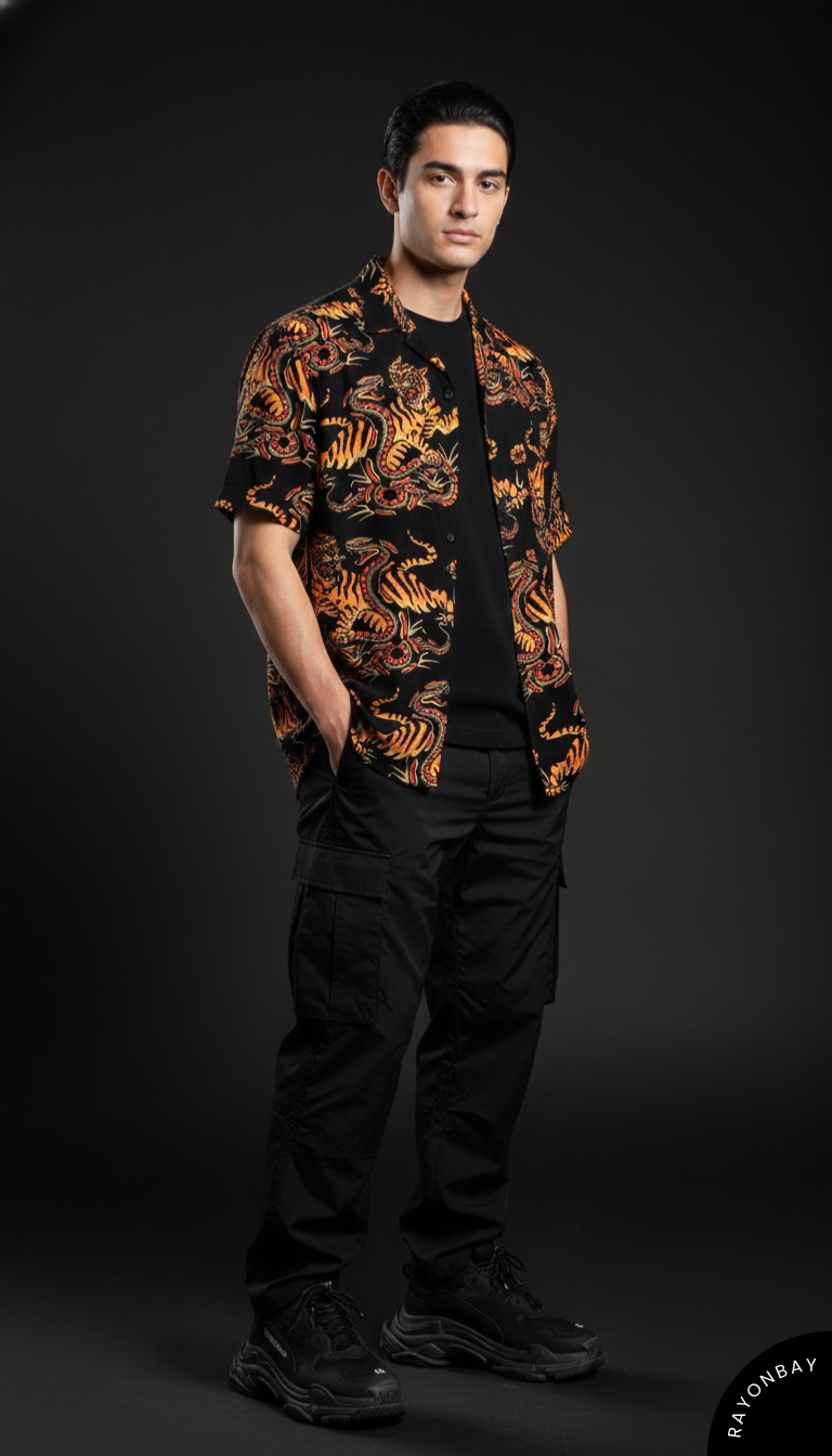 The Serpent Tiger Aloha Shirt