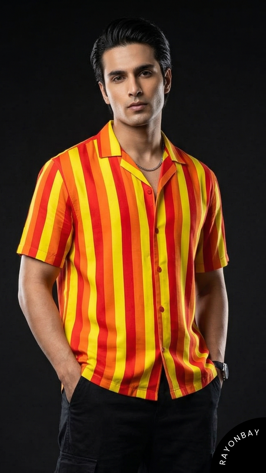 Solar Flare Aloha Shirt