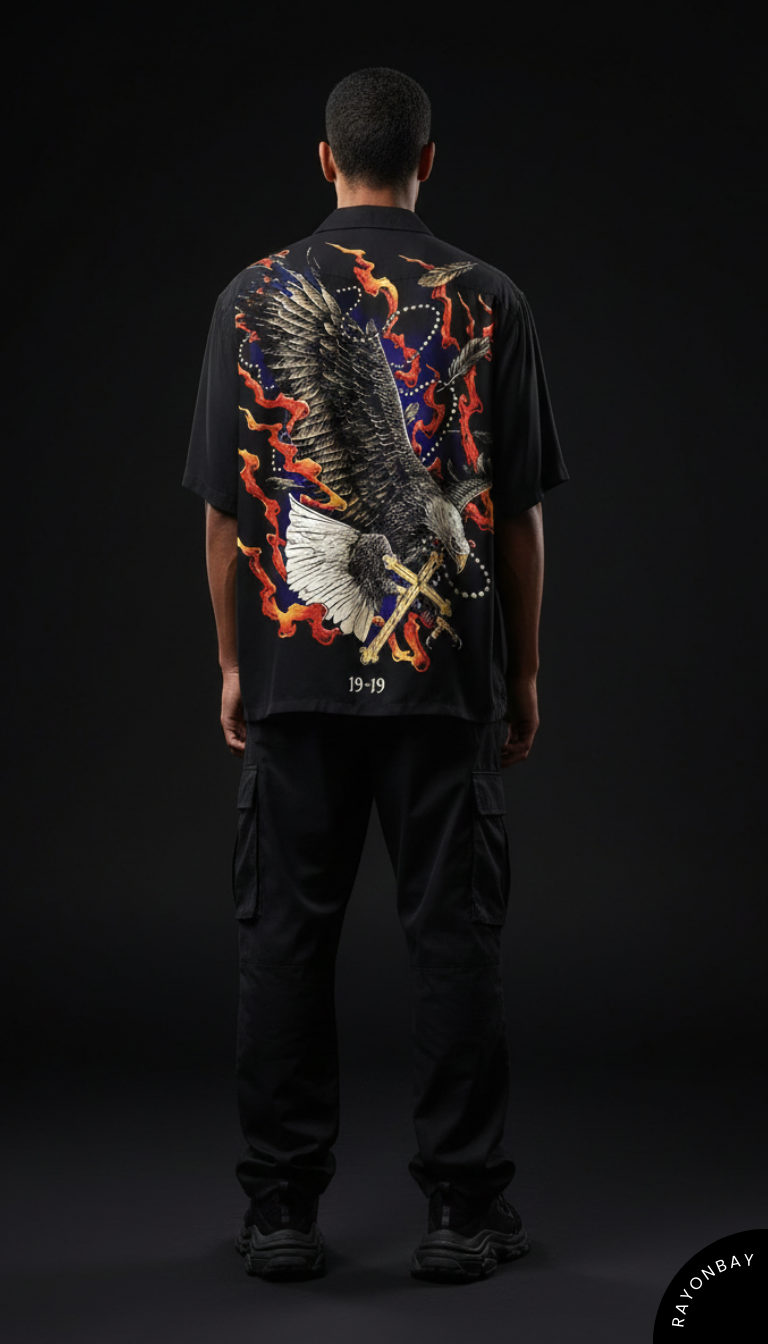 The "19-19" Eagle Aloha Shirt