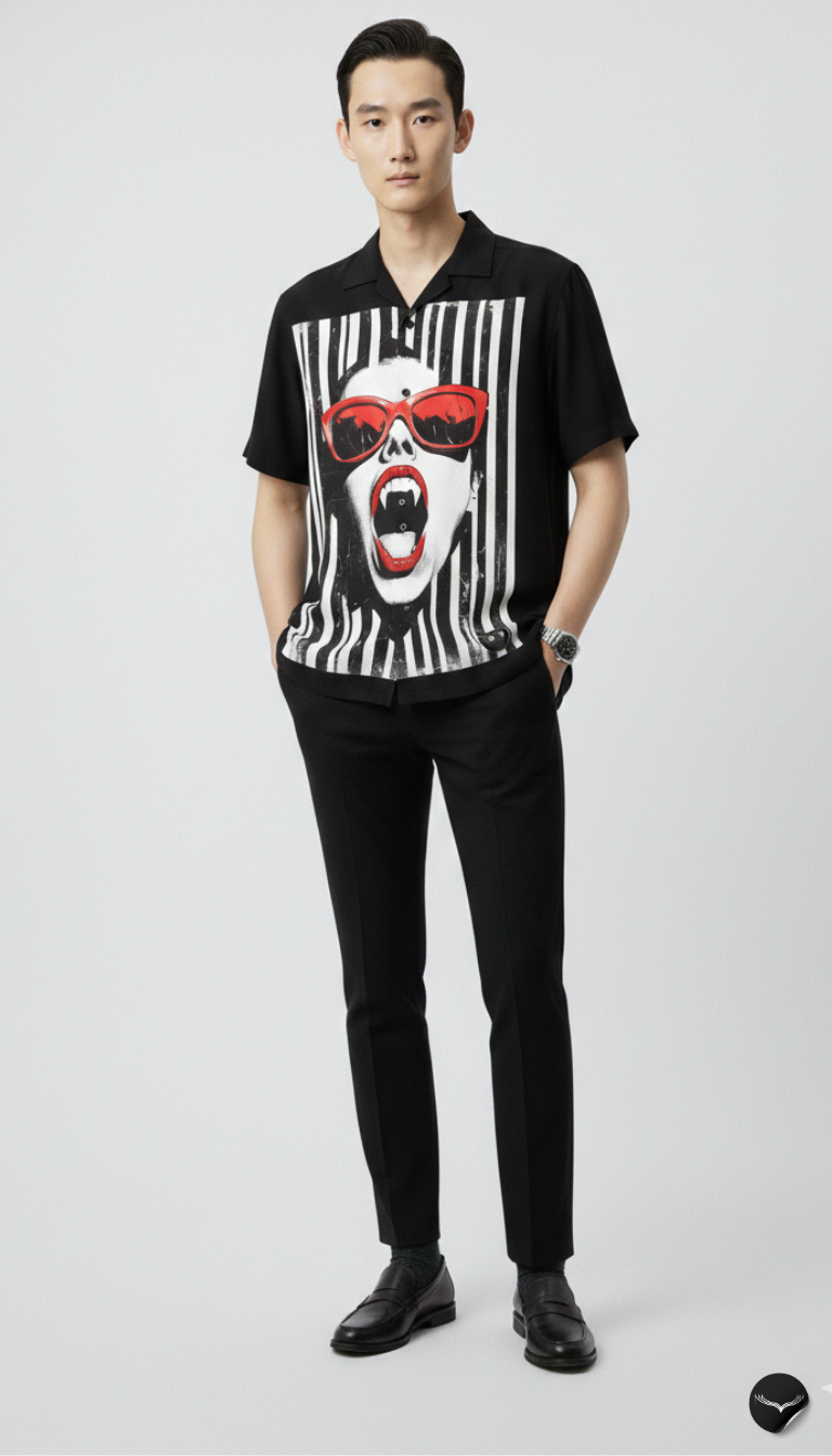 Vivid Fang Pop Aloha Shirt