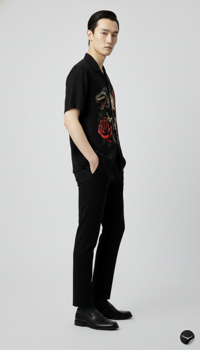 Serpent & Skull Aloha Shirt