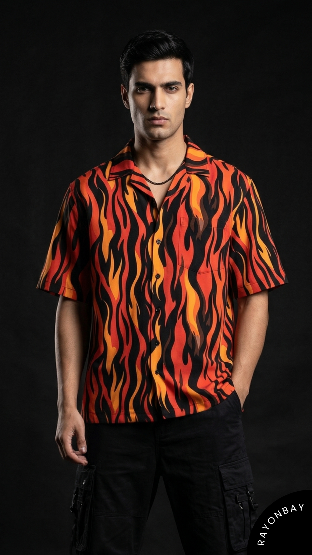 Inferno Flow Aloha Shirt
