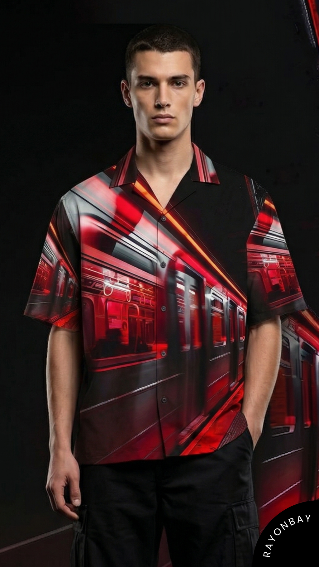 The Night Commute Aloha Shirt