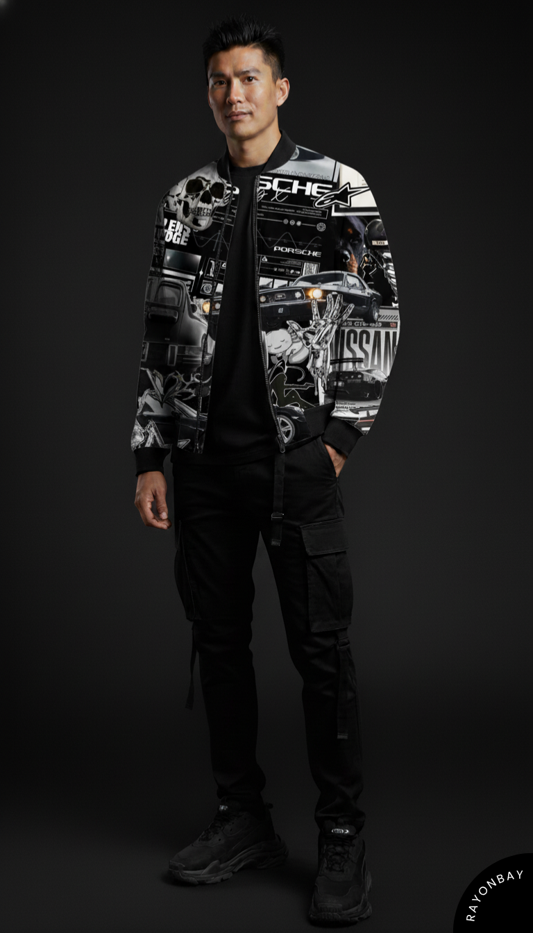 Racer Unisex Bomber Jacket