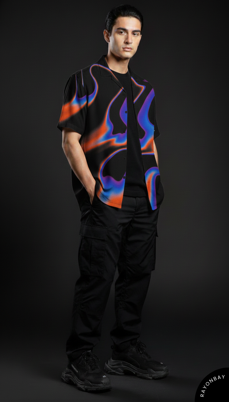 Plasma Flow Aloha Shirt