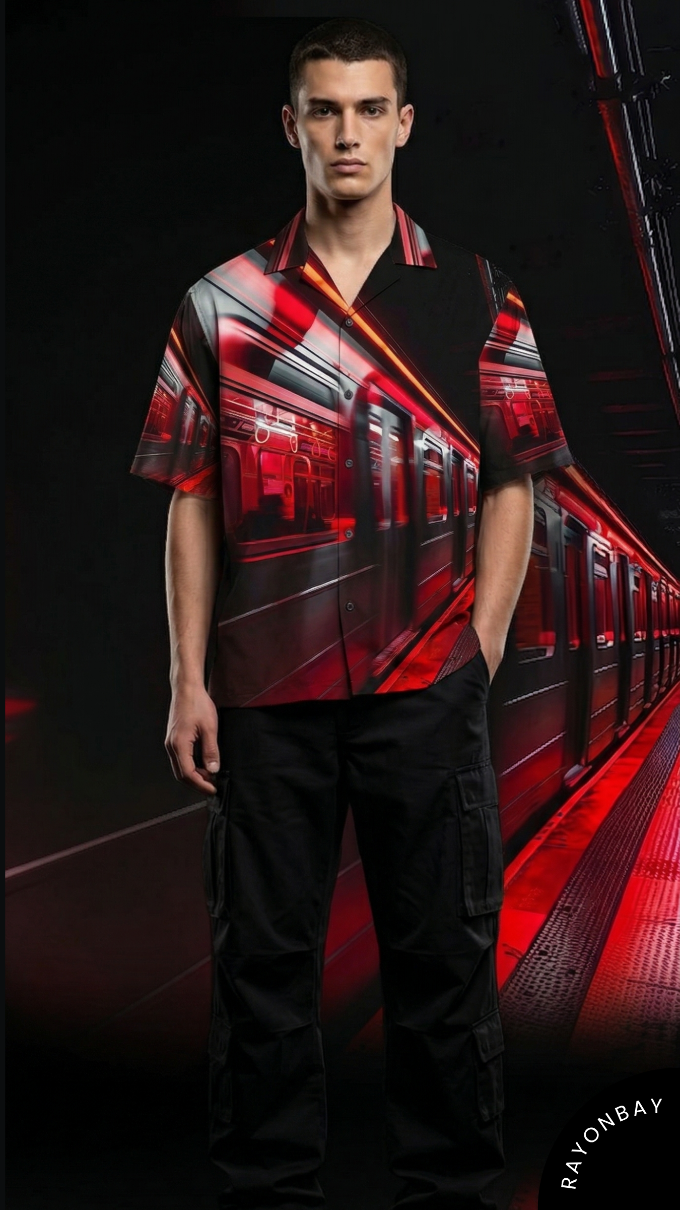 The Night Commute Aloha Shirt