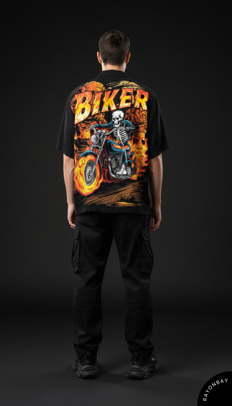 The Ghost Rider Aloha Shirt