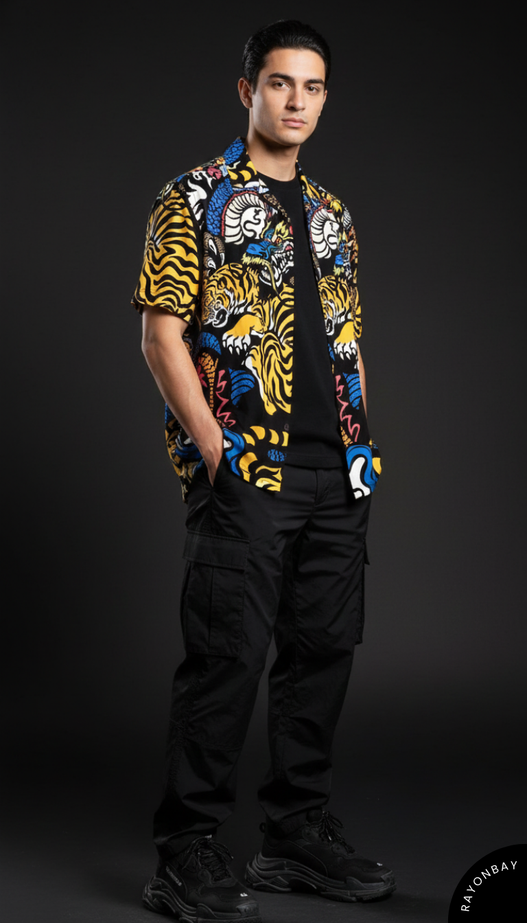 Techno-Tiger Aloha Shirt