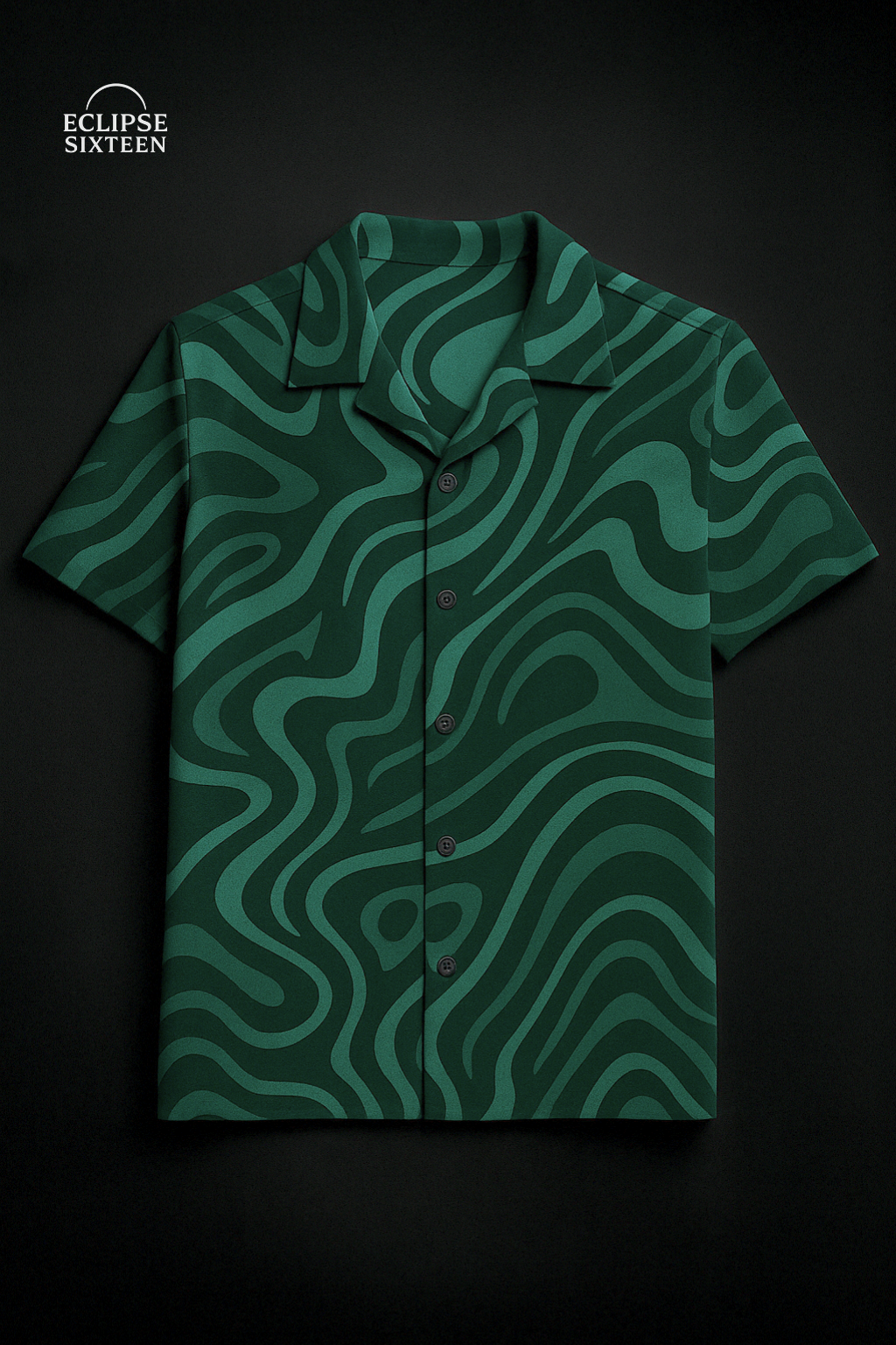 Obsidian Flow Aloha Shirt
