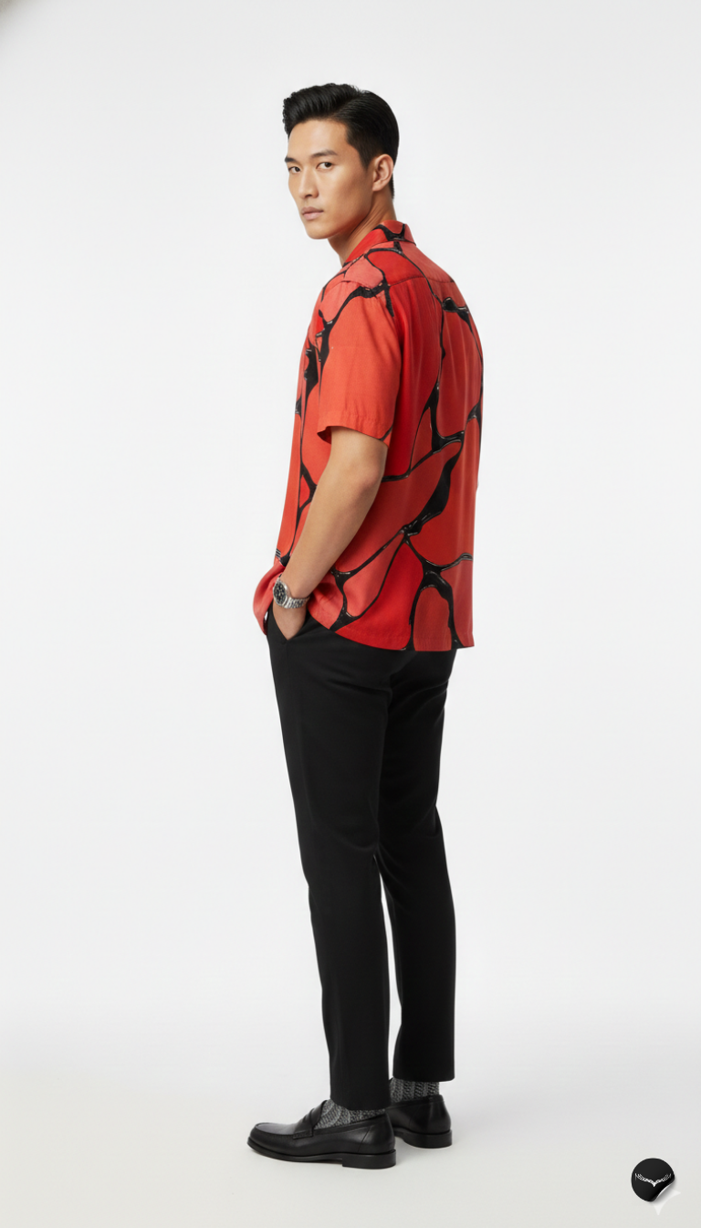 Lava Fracture Aloha Shirt