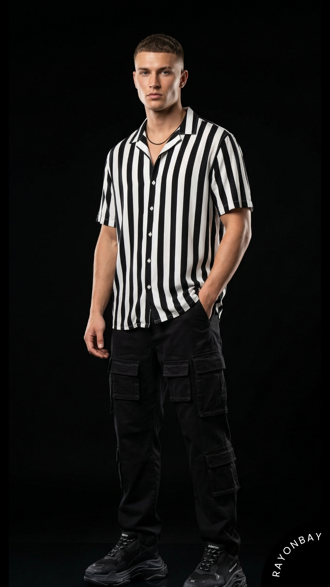 The Monochrome Mono Aloha Shirt