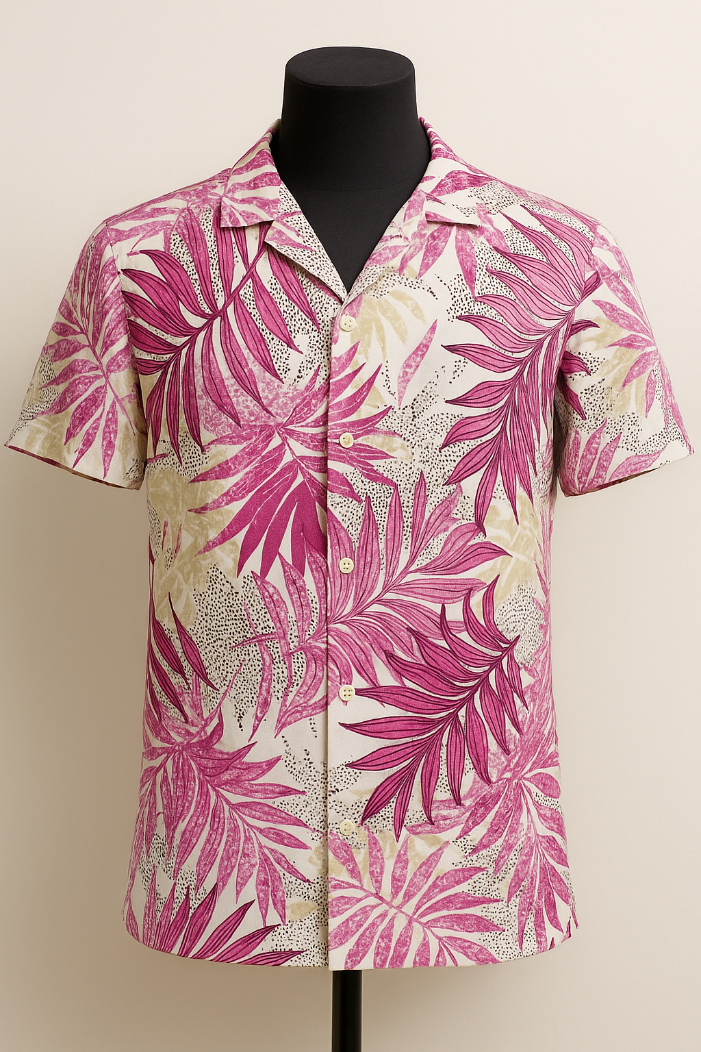 Tropical Fuchsia Breeze Aloha Shirt