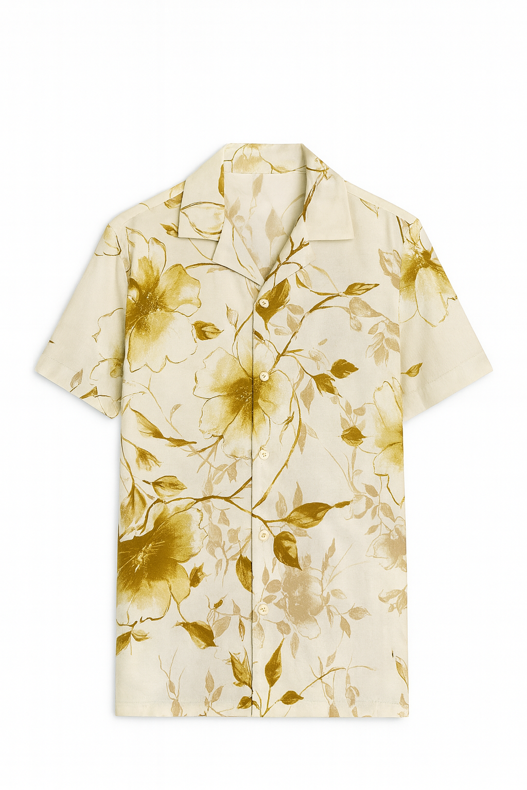 Golden Whisper Aloha Shirt