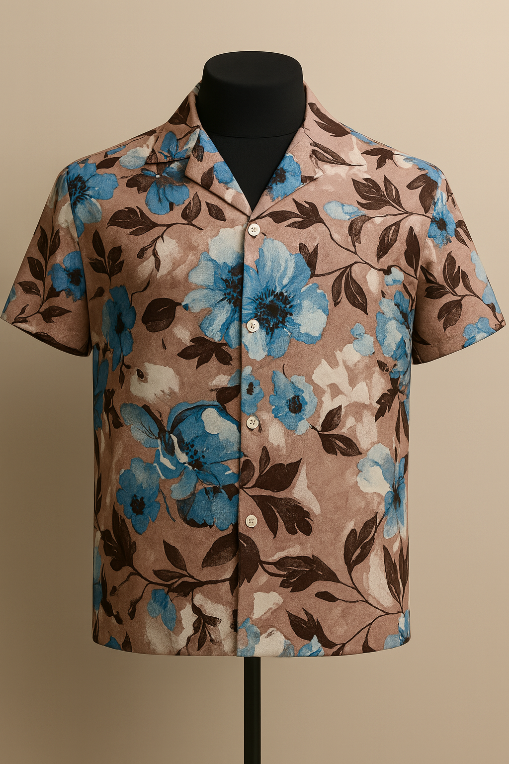 Floral Ember Aloha Shirt