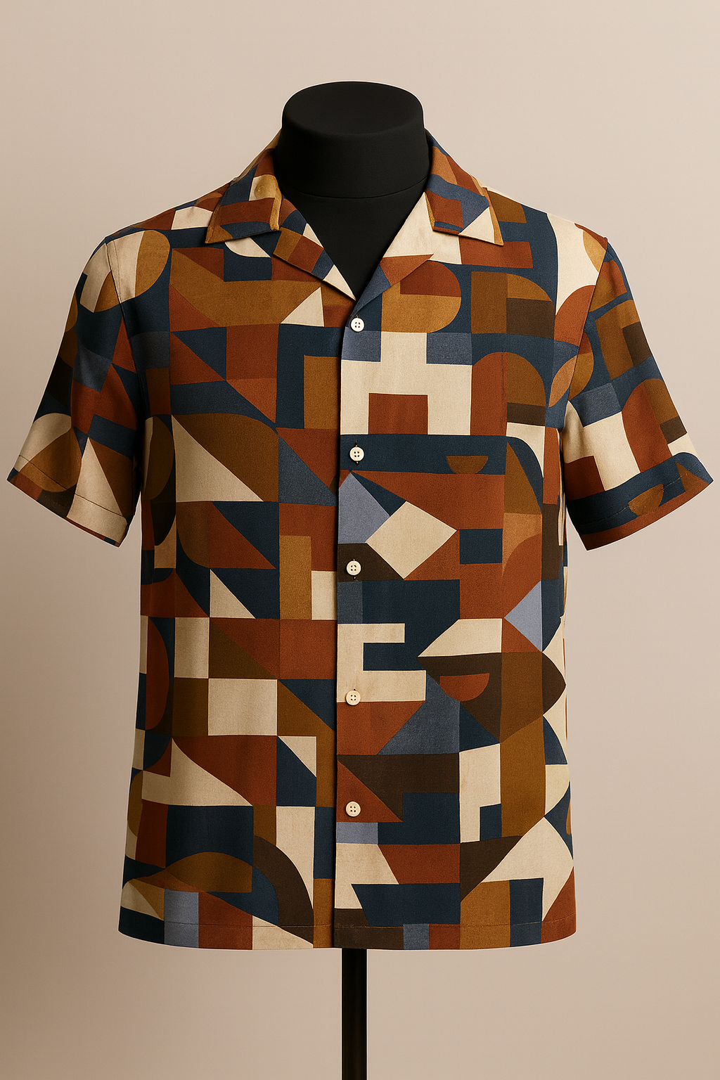 Retro Blocks Aloha Shirt
